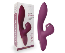 Вибратор-кролик с вакуумной стимуляцией Suction Kiss, фиолетовый