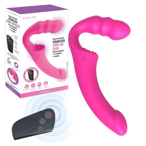 Безремневой страпон Straples Strap-On Dildo, розовый