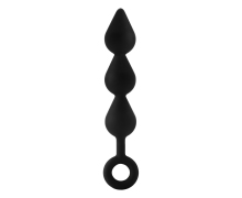 Анальный стимулятор XL Triple Drop Plug Black