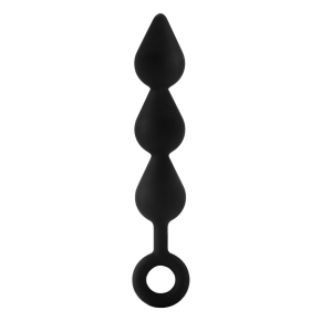 Анальный стимулятор XL Triple Drop Plug Black