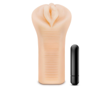 Мастурбатор-вагина с вибрацией Soft & Wet Veronika Realistic Beige Masturbator