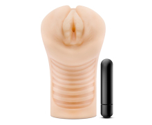 Мастурбатор-вагина с вибрацией Soft & Wet Annabella Realistic Beige Masturbator
