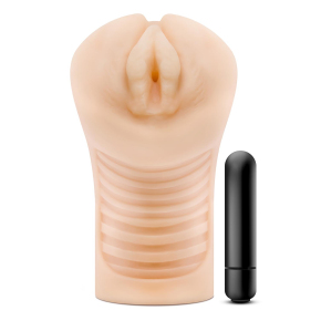Мастурбатор-вагина с вибрацией Soft & Wet Annabella Realistic Beige Masturbator