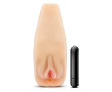 Мастурбатор-вагина с вибрацией Soft & Wet Natasha Realistic Beige Masturbator