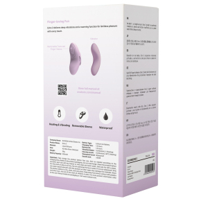 Интерактивный вибратор на палец с функцией нагрева Svakom Echo 2, розовый