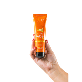Гель с эффектом вибрации Orgie Lube Tube Vibe Medium Pina Colada, 100 мл