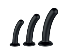 Набор из 3 черных анальных втулок Nexus Dilating Set