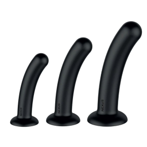 Набор из 3 черных анальных втулок Nexus Dilating Set