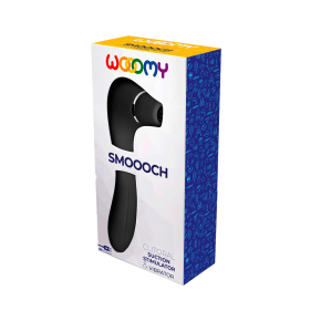 Стимулятор Smoooch Clitoral Suction & Vibration, черный