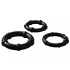 Набор из 3 черных эрекционных колец Adrien Lastic Babooom Ring Set