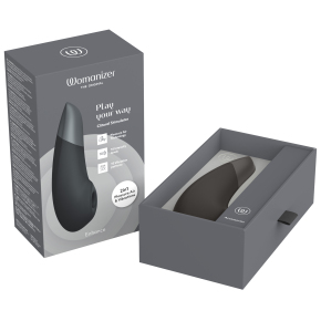 Клиторальный стимулятор с вибрацией Womanizer Enhance, черный