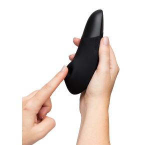 Клиторальный стимулятор с вибрацией Womanizer Enhance, черный