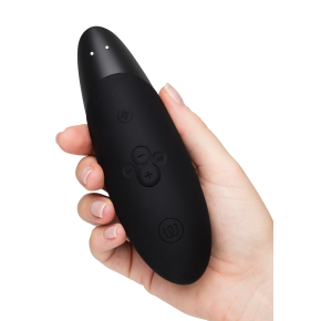 Клиторальный стимулятор с вибрацией Womanizer Enhance, черный