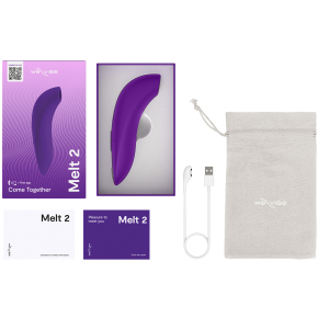 Бесконтактный клиторальный стимулятор We-Vibe Melt 2, фиолетовый
