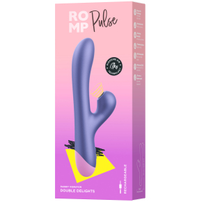 Вибратор с бесконтактной клиторальной стимуляцией Romp Pulse