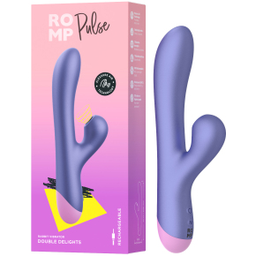 Вибратор с бесконтактной клиторальной стимуляцией Romp Pulse