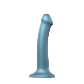 Фаллоимитатор из жидкого силикона Strap-on-me Mono Density Dildo Size M, голубой