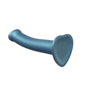 Фаллоимитатор из жидкого силикона Strap-on-me Mono Density Dildo Size M, голубой