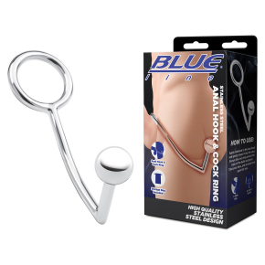 Анальный стимулятор с кольцом на пенис Stainless Steel Anal Hook & Cock Ring