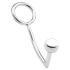Анальный стимулятор с кольцом на пенис Stainless Steel Anal Hook & Cock Ring