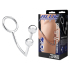 Анальный стимулятор с кольцом на пенис Two Bead Stainless Steel Anal Hook & Cock Ring