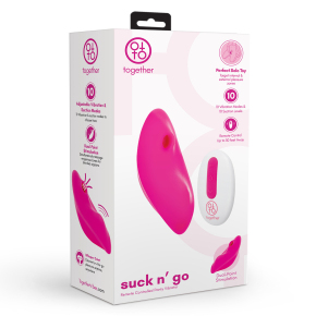 Suck n’ Go — розовый клиторальный вибромассажер