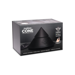 Конусный вибромассажер с 2 насадками The Cowgirl Cone