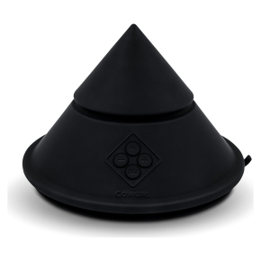 Конусный вибромассажер с 2 насадками The Cowgirl Cone