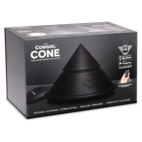 Конусный вибромассажер с 2 насадками The Cowgirl Cone