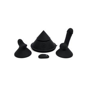 Конусный вибромассажер с 2 насадками The Cowgirl Cone