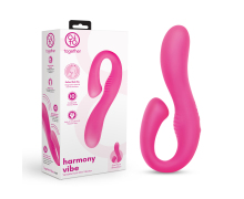 Hозовый вибромассажер с клиторальным отростком Harmony Vibe