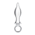 Металлический плаг с кольцом BlueLine Stainless Steel Metal Tapered Butt Plug With Loop Hardware