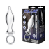 Металлический плаг с кольцом BlueLine Stainless Steel Metal Tapered Butt Plug With Loop Hardware