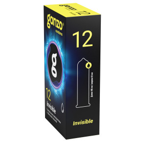 Супертонкие презервативы Ganzo Invisible, 12 шт.