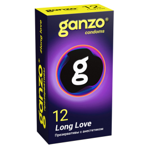 Презервативы Ganzo Long Love, 12 шт.