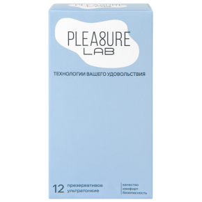 Ультратонкие презервативы Pleasure Lab, 12 шт.