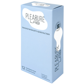 Ультратонкие презервативы Pleasure Lab, 12 шт.