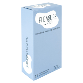 Ультратонкие презервативы Pleasure Lab, 12 шт.