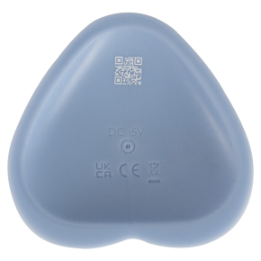 Вибростимулятор на присоске Orion You2Toys Heart Guy, голубой, 17&times;3.8 см