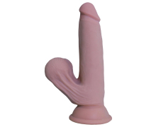 Телесный реалистичный фаллоимитатор Horney Emperor