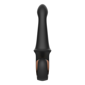 Черный вибратор-кролик Mystery