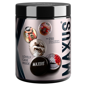 Черные утолщенные презервативы Maxus Extra Strong, 15 шт.