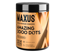 Точечные презервативы Maxus 2000 Amazing Dots, 12 шт.