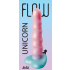 Дилдо с витым рельефом Flow Unicorn, разноцветный