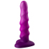 Дилдо с витым рельефом Flow Unicorn, фиолетовый