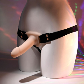 Полый страпон на эластичных ремешках Selopa Our First Hollow Strap On