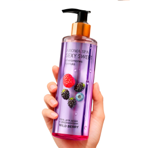 Гель для душа с феромонами и ароматом диких ягод Биоритм Aroma Spa Sexy Sweet Wild Berry, 200 мл