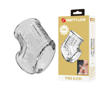 Прозрачная насадка на пенис и мошонку