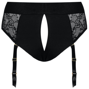 Трусики для насадок Diva Lingerie, размер XS, цвет черный