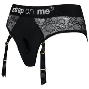 Трусики для насадок Diva Lingerie, размер XS, цвет черный